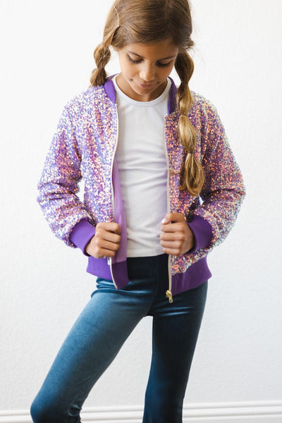 Girls flip 2025 sequin jacket