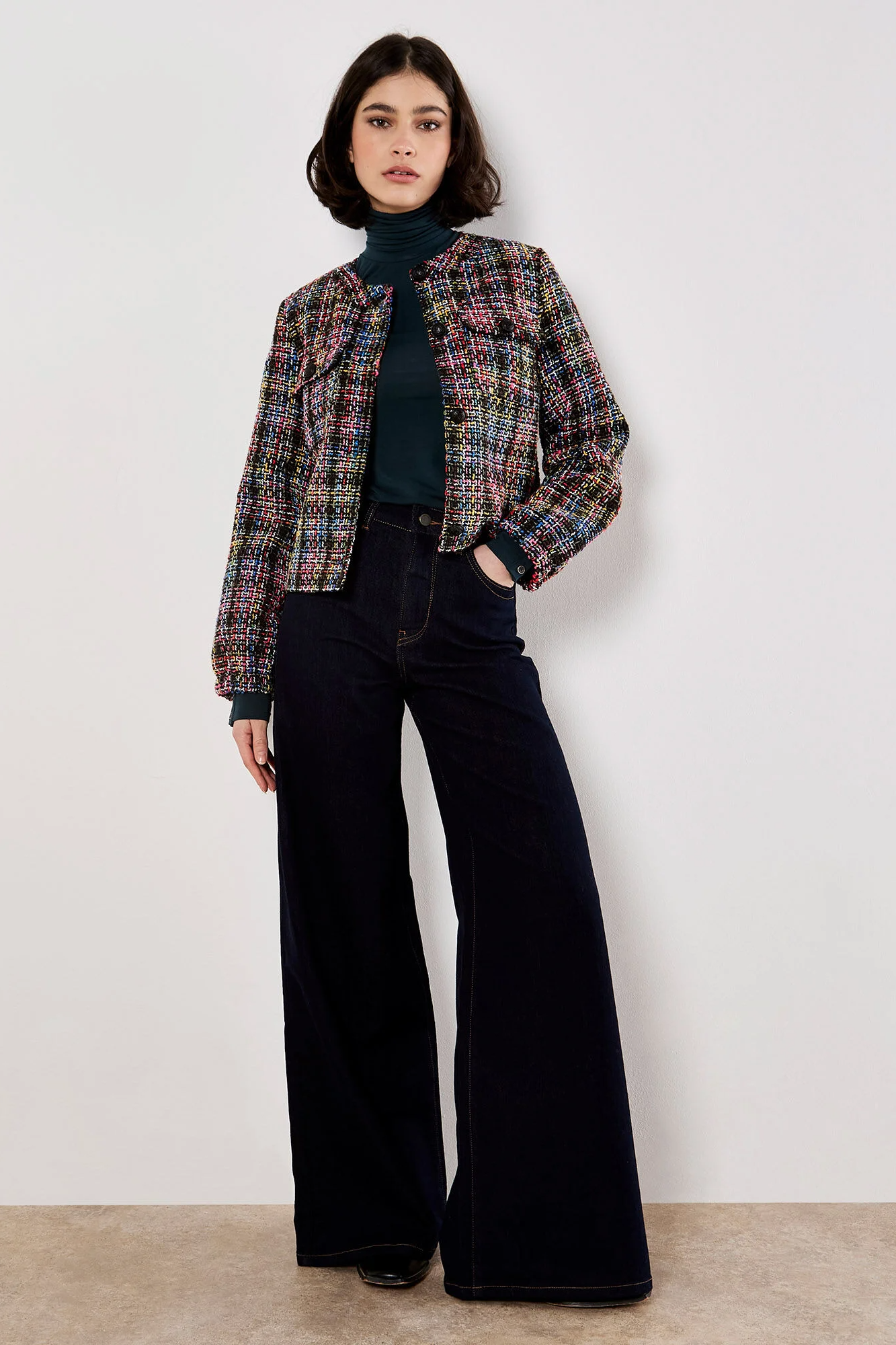 Multicolor Tweed Jacket – Notice: Accessories for Living