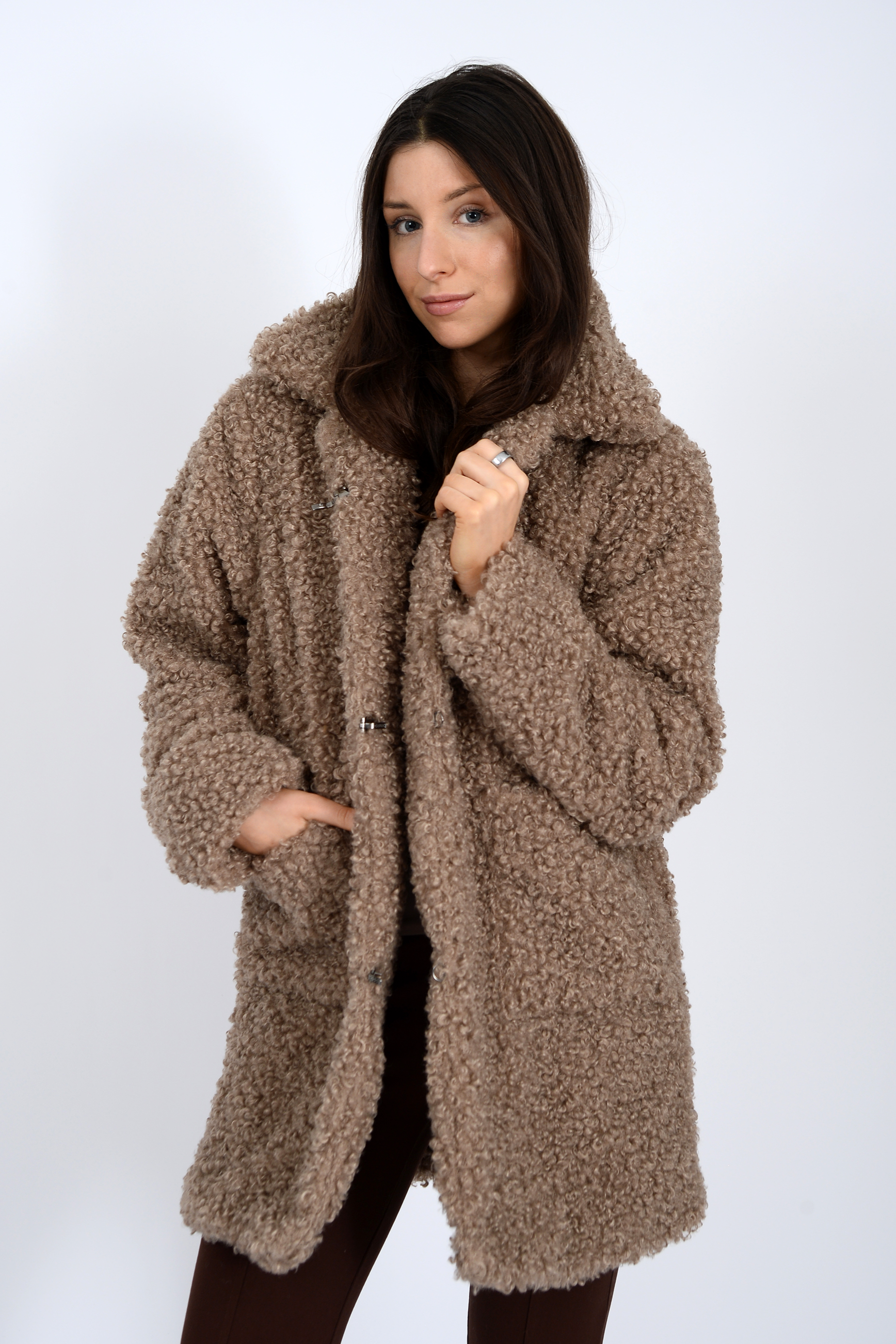 French poodle fur フードジャケット セール】French poodle fur フードジャケット（その他アウター